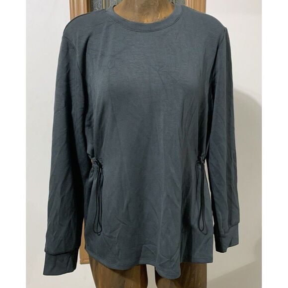 Sage Collective Tunic Toggle Top Women’s Size Small Green Teal - Picture 1 of 8